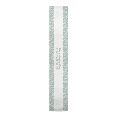 Cupertina Rectangle Floral Polyester Table Runner