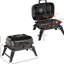 Barbecue au charbon de 35,5 cm (14 po) - Portable pour les grillades en plein air, le camping, les pique-niques, émaillé, ventilé, pieds pliables, surface de cuisson de 1550 cm² (223 po²), barbecue de table noir de 35,5 cm (14 po), revêtement émaillé, ventilation, pour des grillades réussies
