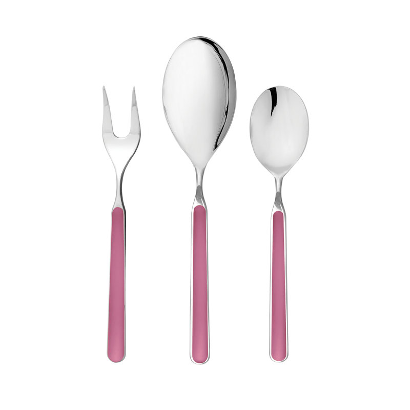 Ensemble de service 3 pièces Fantasia, Rose