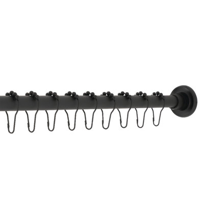 Edenscape Adjustable Shower Curtain Rod with Rings