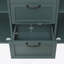 Armoire de rangement, armoire 2 portes avec 3 tiroirs