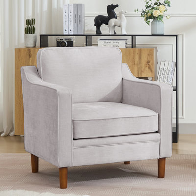 Barton 32" W Modern Soft Upholstered Fabric Chair