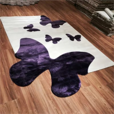 Viscose Floral Indoor Rug
