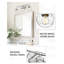 Éclairage pour salle de bain 3 lumières avec globe en verre ondulé, nickel brossé-1024752182-1024752177-1024752178