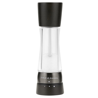 Cole & Mason Derwent moulin à sel en bois noir 7,5 po