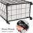 Rolling Double Laundry Hamper with Lid – Mobile Dual Sorting Laundry Basket