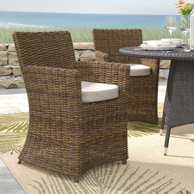 Waitsburg Patio Dining Chair with Cushion