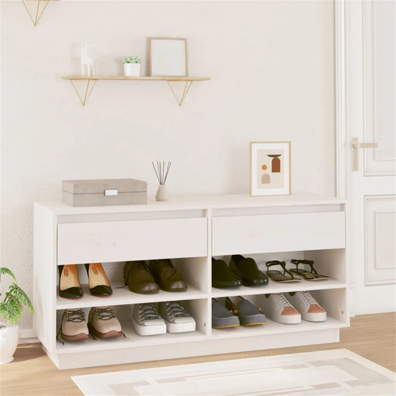 Rockelle 8 Pair Shoe Storage Cabinet