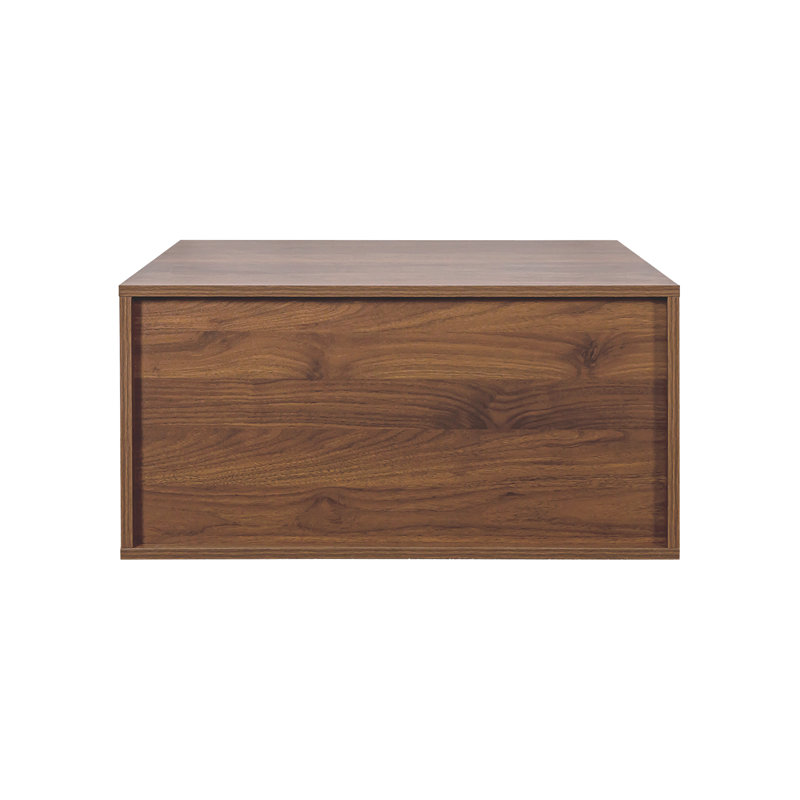 Stackable Mounted Storage Cabinet, Walnut