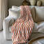 Charme mauve et orange - couverture en sherpa de qualité supérieure 1 pièce-100514675