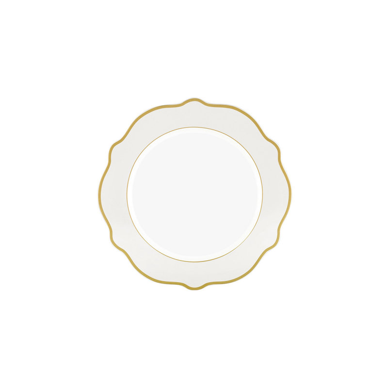 Ensemble d'assiettes à dessert (6 pièces), Blanc