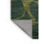 Tapis abstrait vert lavable à la machine-699513599