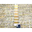 Tapis de couloir oriental jaune en laine noué à la main 2 pi 8 po x 8 pi 2 po - MOA10276275