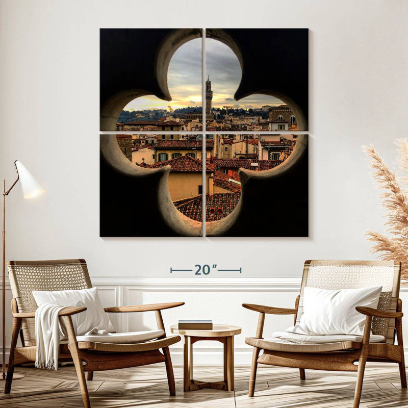 Vue de Nicci de Florence, H 57 po x l 57 po