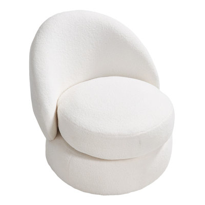 Upholstered Swivel Accent Chair