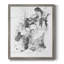 Graphite abstrait I, toile encadrée de qualité supérieure - prête à être accrochée-332282975-332282972