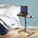airLIFT Adjustable Height Rolling Tiltable Desk with Mouse Stand 