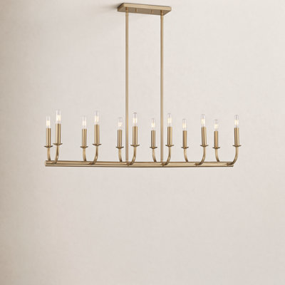 Gilmour Dimmable Stainless Steel 12-Light Pendant