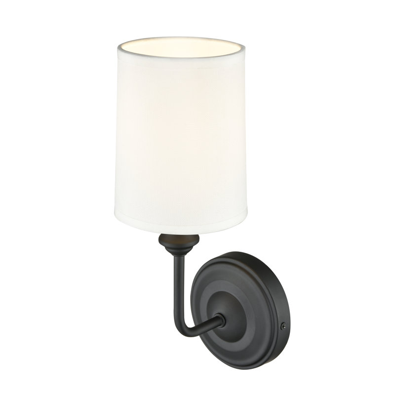 Applique murale 1 lumière Tywonda noir mat, Matte Black