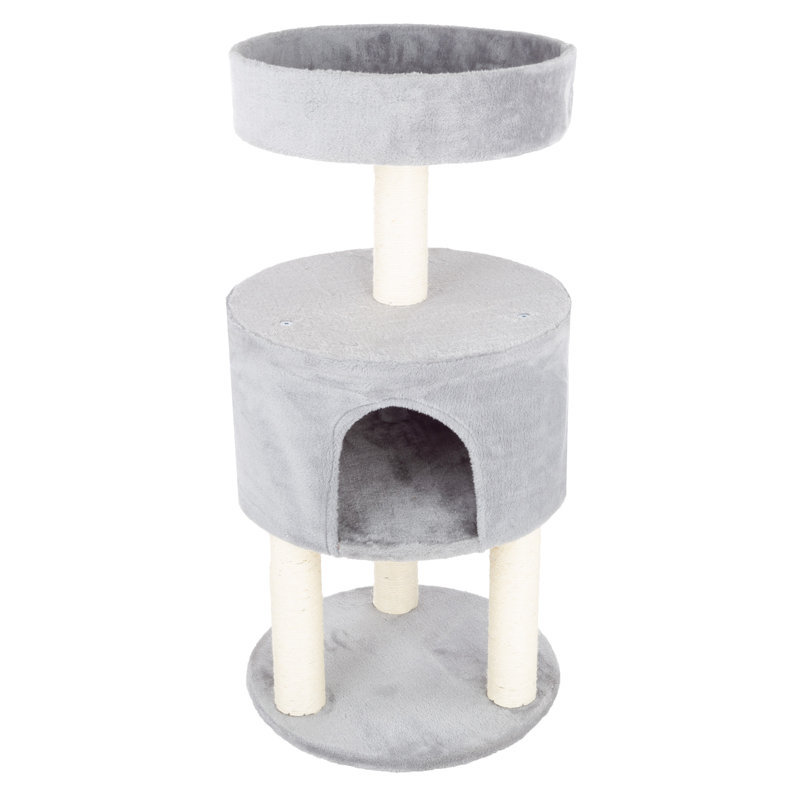 PETMAKER Cat 4-Tier Kitty Condo and Scratching Post