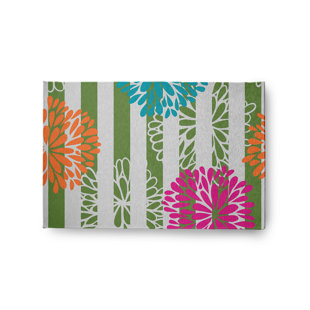 Hidemitsu Chenille Floral Indoor Rug