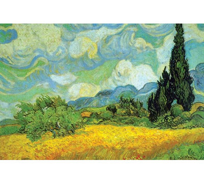 " Cypresses " by Vincent Van Gogh