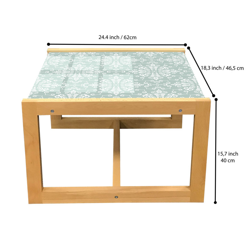 Inocente Sled Coffee Table, 62cm H x 46cm W x 40cm D