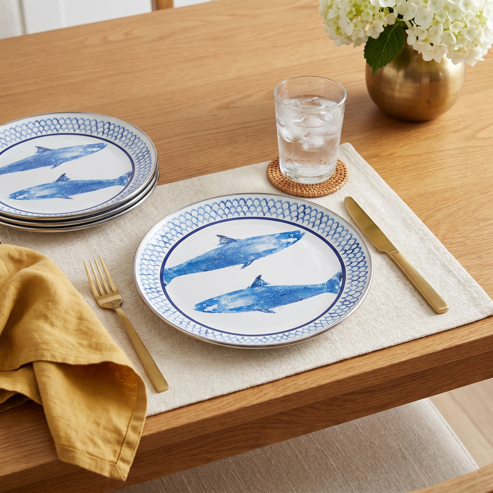 Fish Camp 9" Dinner Plate