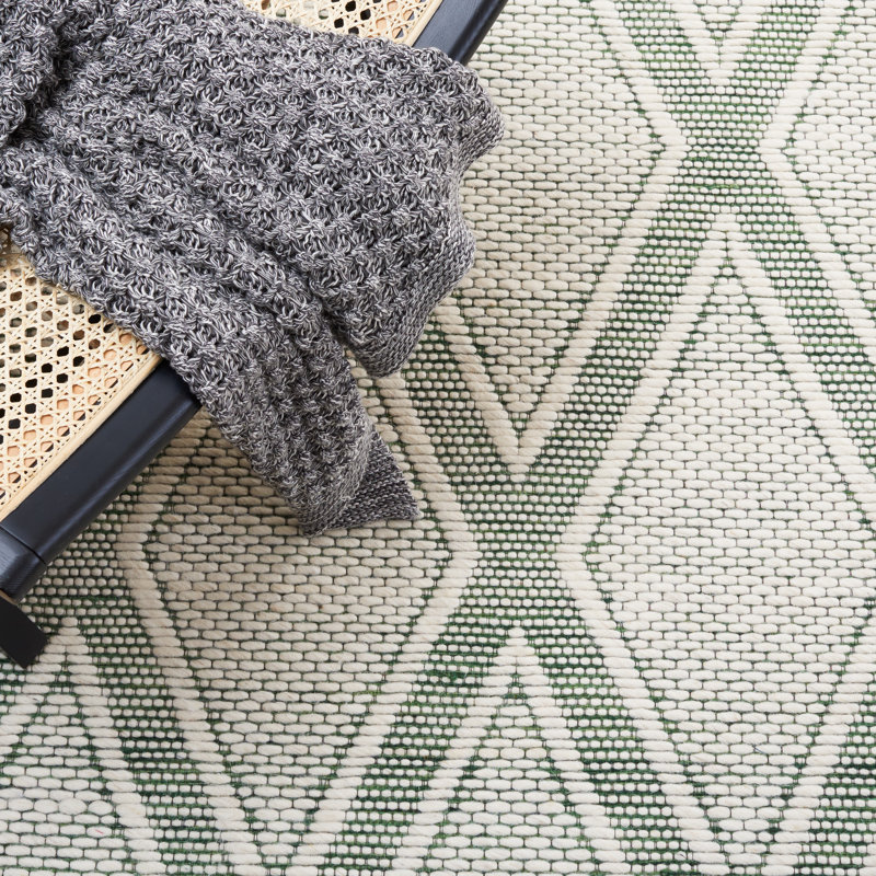 Marbella Hand Woven Performance Geometric Rug, Rectangle 5' x 8'