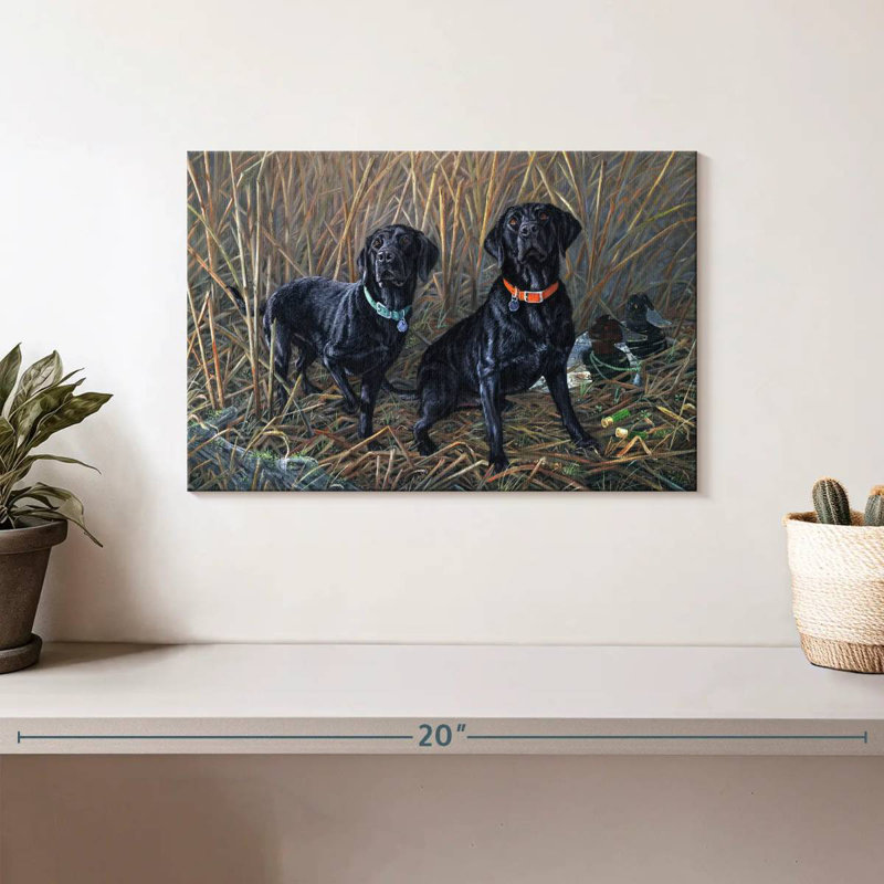 Brampt Sharing The Tradition - Black Labs, 8" H x 12" W