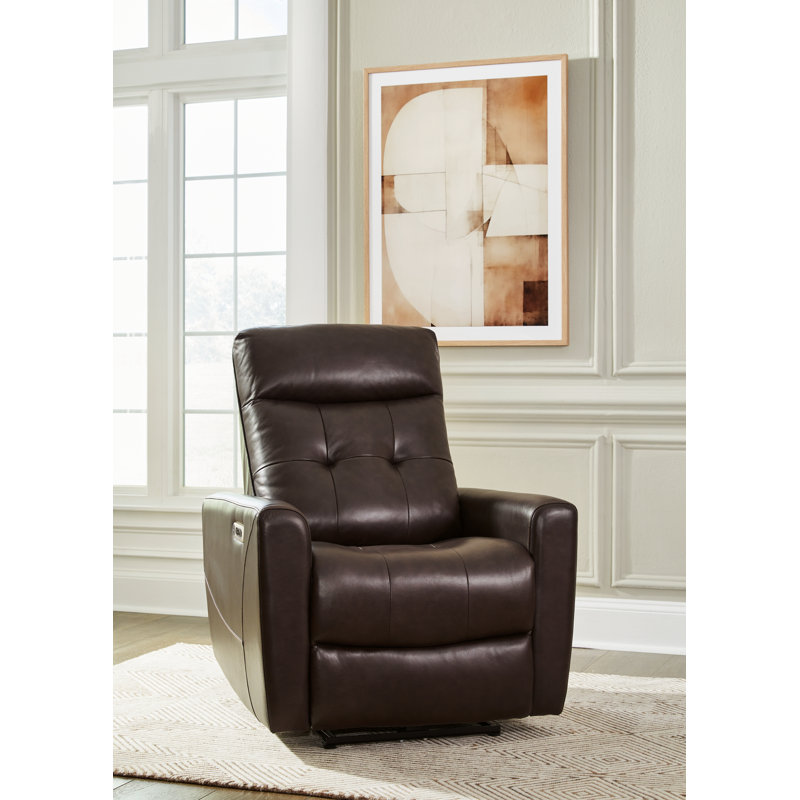 Fauteuil inclinable électrique Pisgham, Brun