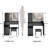 41 Inch Large Vanity Table With LED Mirror, Multi-Color Lighting, And High Capacity Storage For Spacious Rooms-709225171