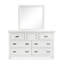 Commode blanche avec miroir-1375157236