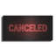 Art mural en métal Latitude Run «Cancled In Neon Red» par Luxe Portfolio-775046780