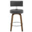 Tabouret de bar et de comptoir pivotant rembourré-1118633826-1118633827