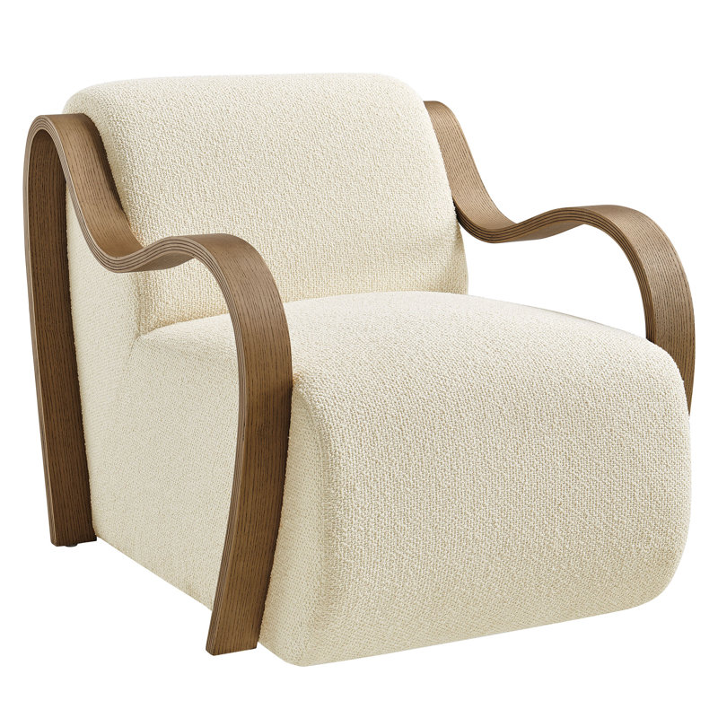 Fauteuil Grimsby Lattice Boucle, Brun