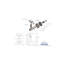 Concrete Mount Handrail Bracket with Round Rose and Curved Plate-70705576