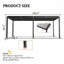 Louver Pergola Aluminum Frame & Steel Louvers-125198927