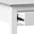 Elixabeth Contemporary Rectangular Kitchen Cart in Stainless Steel and White