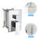 Ceiling Mounted Complete Shower System with Rough-in Valve with 12 Inches Rain Shower Head