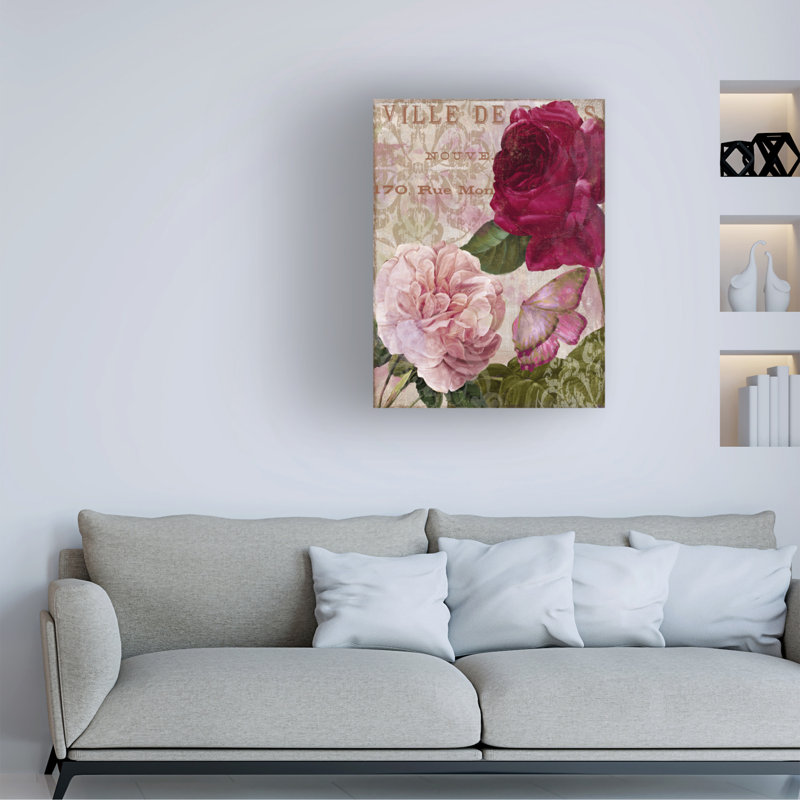 Art sur toile «ologia bella fevrier », H 14 po x l 19 po