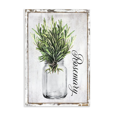  Rustic Garden Rosemary Wall Plaque Art by Creatif Belle