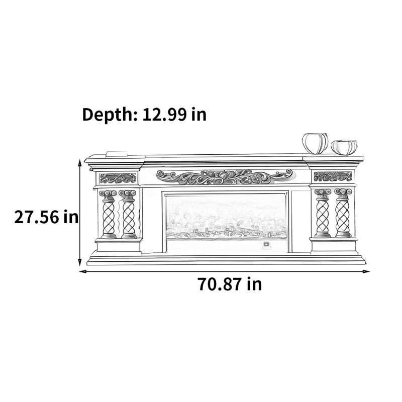 Armoire télé Euro-American, Ivoire ivoire
