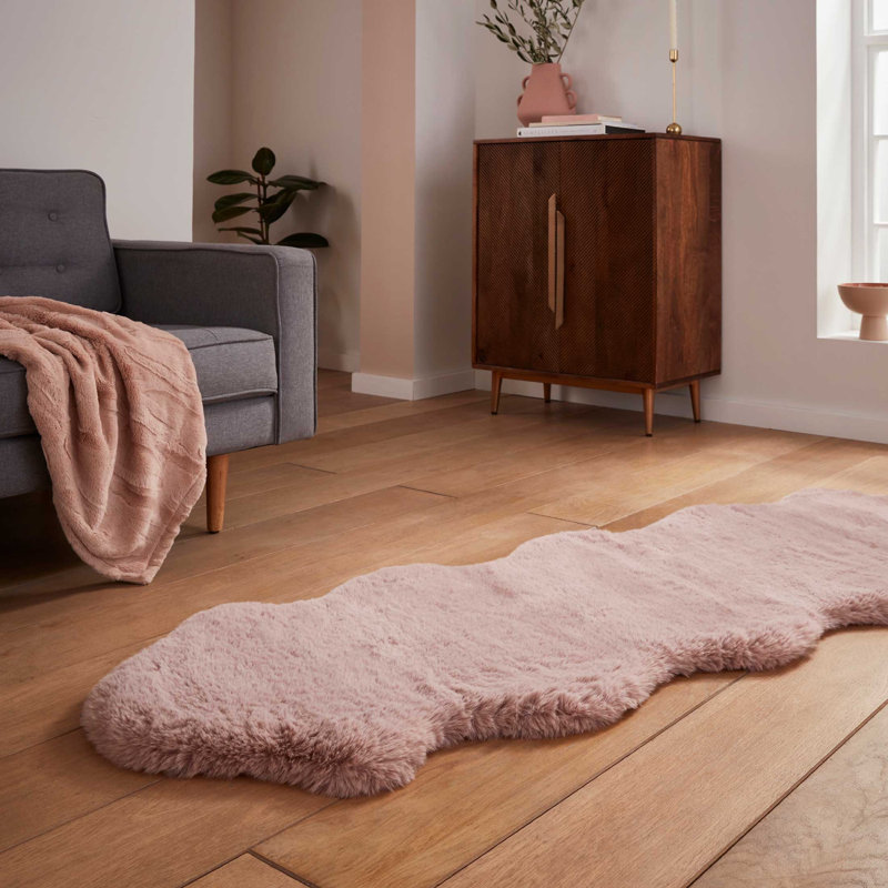 Lehi area rug Table Tufted Sheepskin Sheepskin, Novelty 60 x 180cm