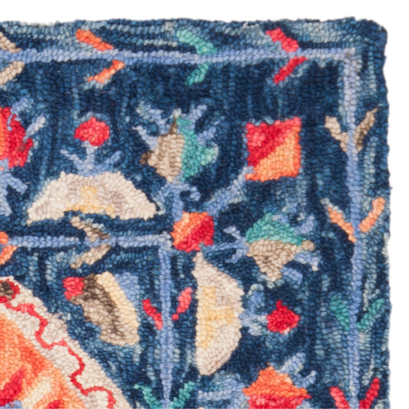 Vahakn Hand Tufted Wool Oriental Rug, Round 7'