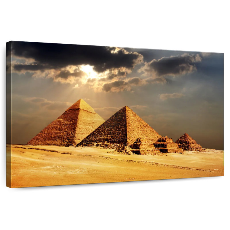 Adella Giza Pyramids, 24" H x 36" W