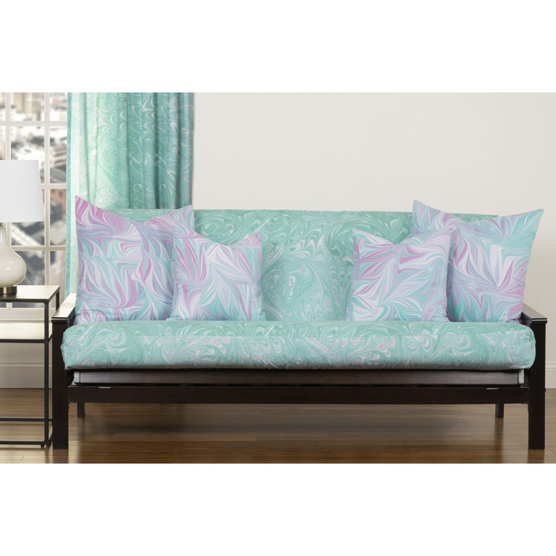 Housse pour futon à coussins carrés Aquarius, Simple