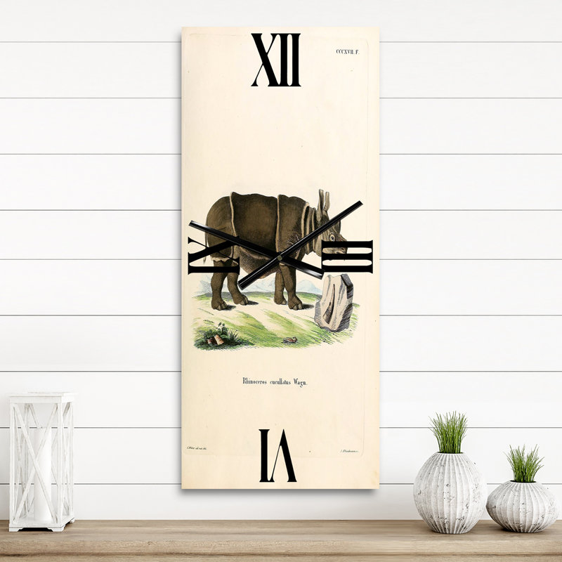 Horloge murale rétro Rhinoceros, Petit