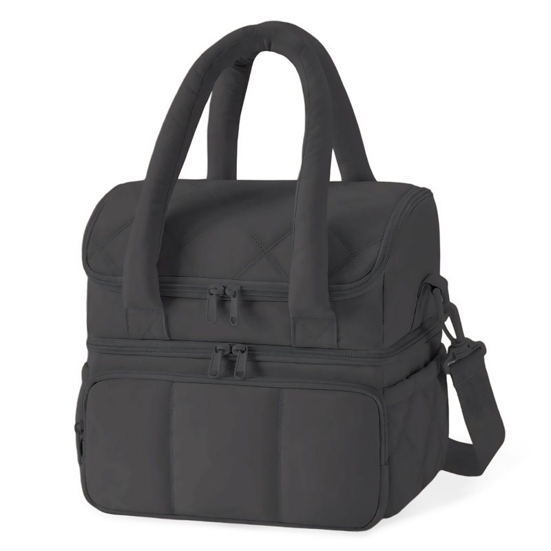 Sac isotherme double à deux compartiments, Black