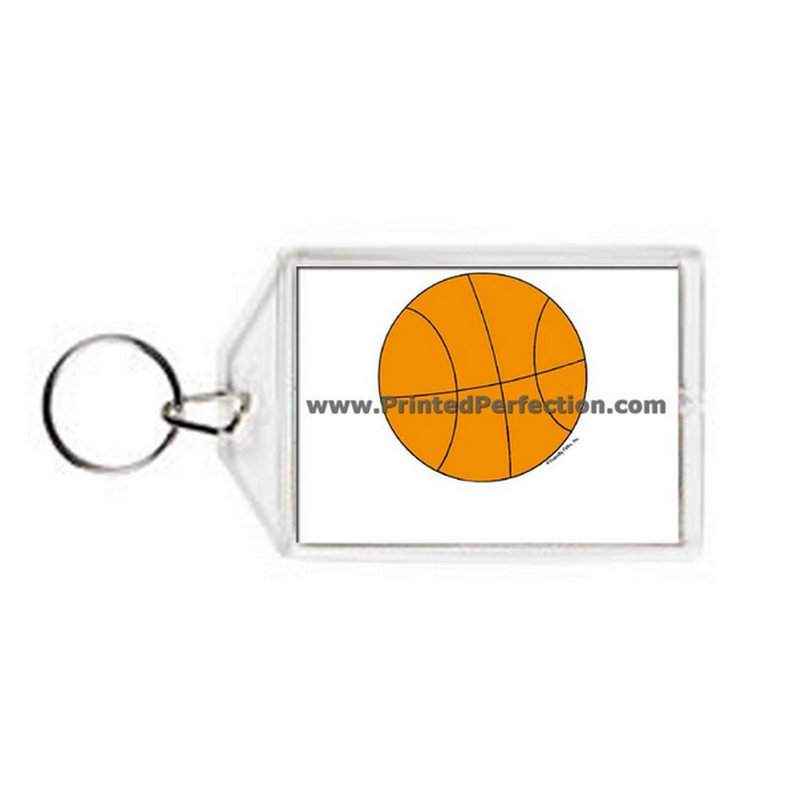 Porte-clés personnalisé en acrylique - Basketball personnalisé pour enfants, Oui